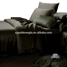 Luxurious 100% Silk Pillow Sets Pure Silk Filled Pillows With Black Silk Satin Pillow Covers
