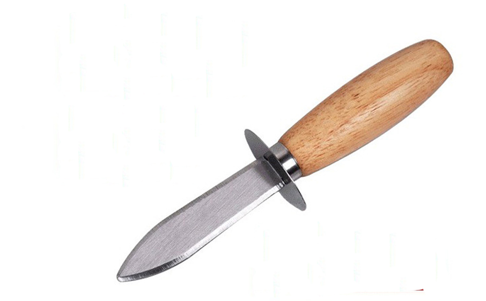 Oyster Opener Shucker Knife Wooden