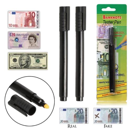 Money Detector Money Checker Currency Detector Counterfeit Marker Fake Banknotes Tester Pen Unique Ink Hand Checkering Tools