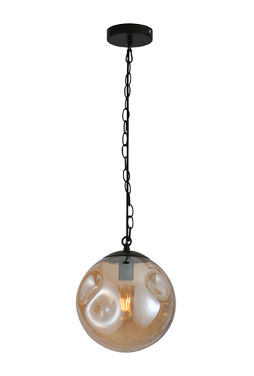 Glass Material amber Hanging Pendant Lamp
