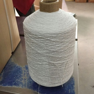 raw white latex rubber thread