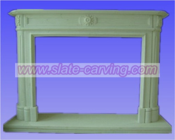 simple fireplace,stone carving,marble carving