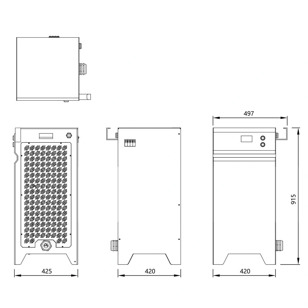 High Quality 21kw 24V 48V 80V 120V Forklift Battery Charger