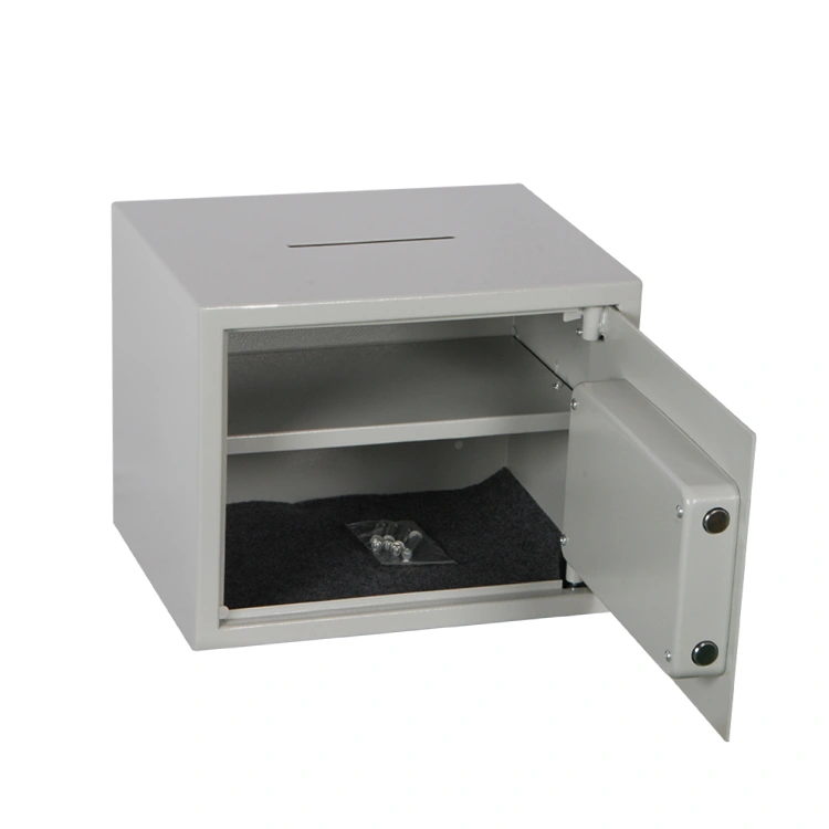 Deposit Drop in Safe with Slot on The Top and Security Key Lock