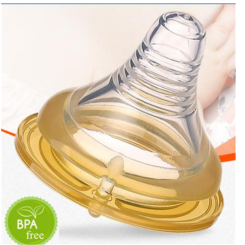 Mamelon de biberon en silicone amélioré pour bébé large L