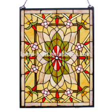 TW1824062, W18"H24" tiffany panel, hanging panel, tiffany windows, stained glass panel, stained glass windows