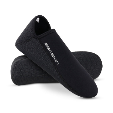 Seaskin 3mm unisex Black Neoprene Socks สำหรับขาย