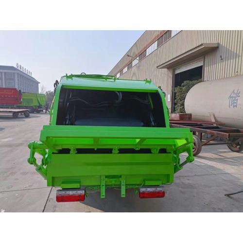 Small 4x2 dump garbage waste bin truck