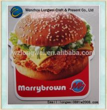 hamburger fridge magnet/handmade fridge magnet/ fridge magnet wholesale