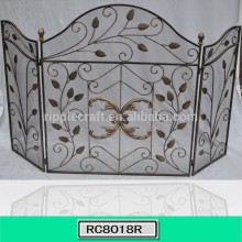 Wrought Iron Folding Fireplace Screen Factory Price