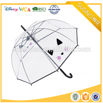 New Collection Susino Fashion Lady Dome Shape Clear Umbrella