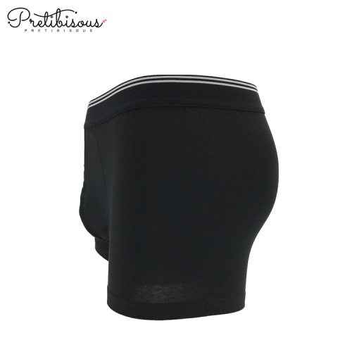 Wholesale black cotton lingerie young men underwear