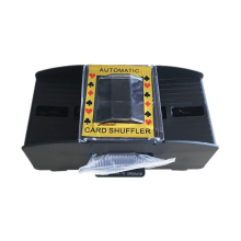 Two Deck Automatic Card Shuffler for Poker and Dealers