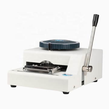 Steel Metal Dog Tag Embosser Machine for ID Cards and Nameplates