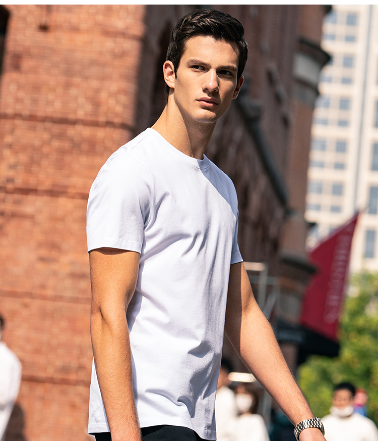 Wholesale High Quality Mens T-Shirt  100% cotton many colors   Custom Plain t-shirt Logo Printed Black t shirtsHot ready stock