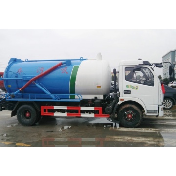 Dongfeng 156 hp 4x2 camión de transporte de aguas residuales líquidas
