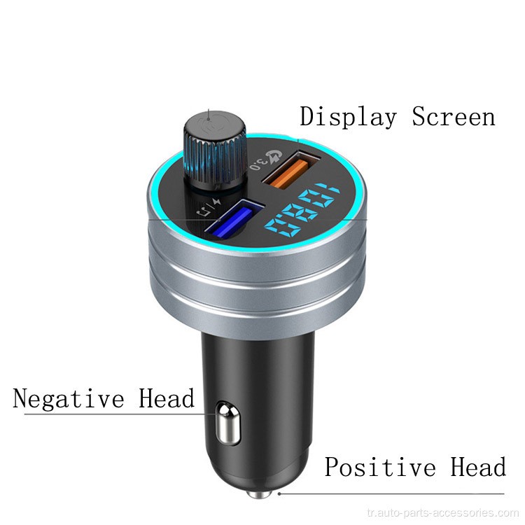 2 bağlantı noktası USB Kablosuz Şarj Cihazı Telefon Araç Tasarım