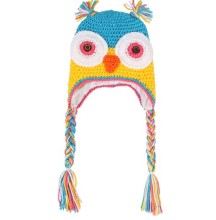 Knitted Winter Crazy Baby caps with Pom Poms