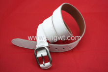 White Color Fashion Leather Belt?
