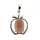 Gemstone Apple Charm подвесной вал. Кристаллический яблочный кулон для яблока