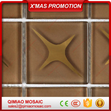 Gold Color Glass Wall For Sale Sidewalks Mosaic Tiles