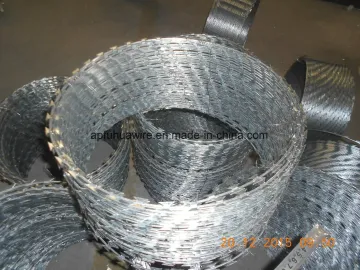 Galvanized Razor Wire for Security Fencing