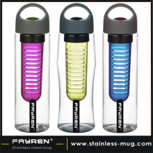 Tritan plastic drinking water bottle plastic water bottle with straw