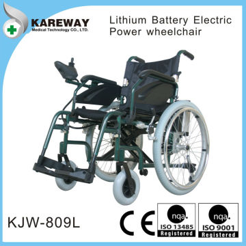 Lithium battery power wheelchair with motor