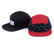 custom design applique adjuster 5 panel caps