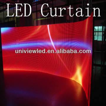 tv shows/flow shows soft flexible led curtain xxx china video screen