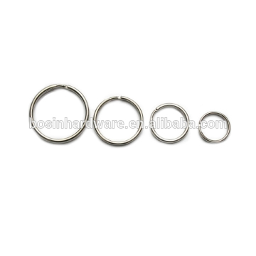 2015 Wholesale Quality Metal Fashion Nickel Plated Split Rings