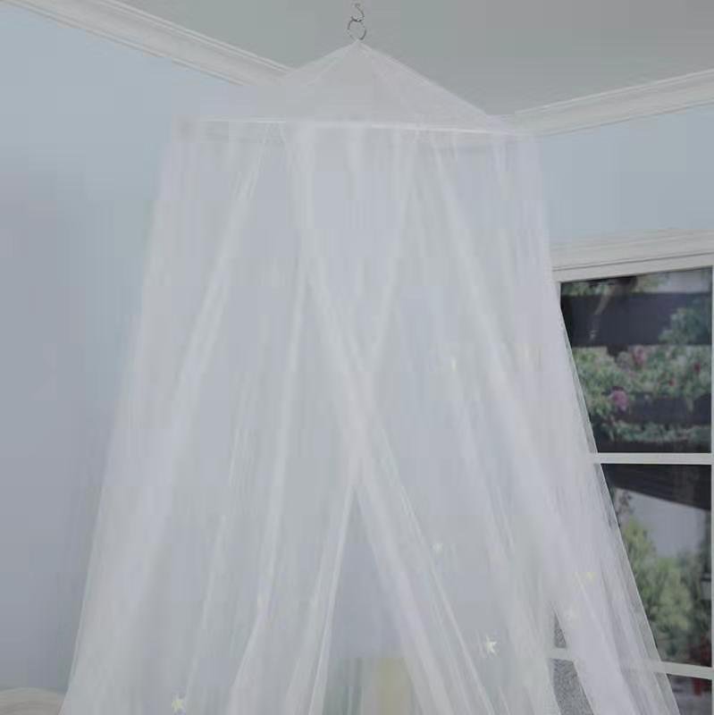 Canopy Baby Crib Fairy Light Stars Mosquito Net