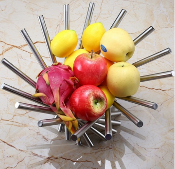 Golden Hoop fruit basket