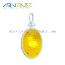 Promotion customized logo led flash flashlight keychain