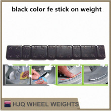 Fe adhesive wheel weight balck color