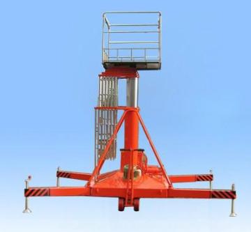 Moving cylinder lifting platform