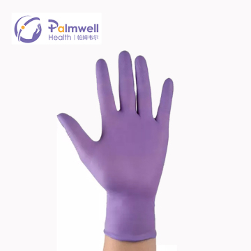 Nitrile Gloves Disposable Purple Color Cleaning Gloves