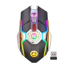 New A5 Rechargeable Wireless Gaming Mouse and Mini Keyboard with Trackball
