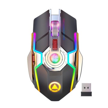 New A5 Rechargeable Wireless Gaming Mouse and Mini Keyboard with Trackball
