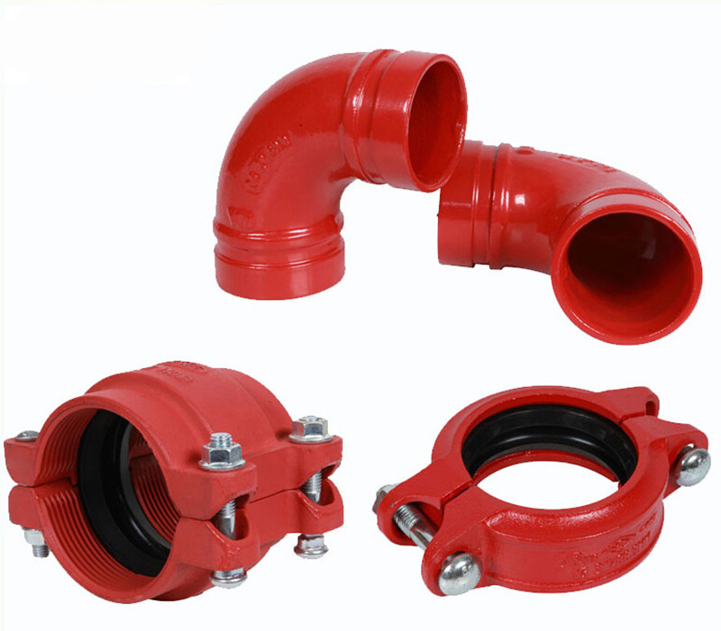 acoplamento sulcado ferro dúctil ductile iron grooved coupling