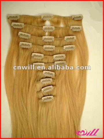 Cheap Remy Hair Natural Brazilian Remy Hair 180g Remy Clip In Hair Extensions No Sheding