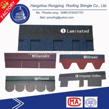 Cheap fiberglass asphalt roofing shingles