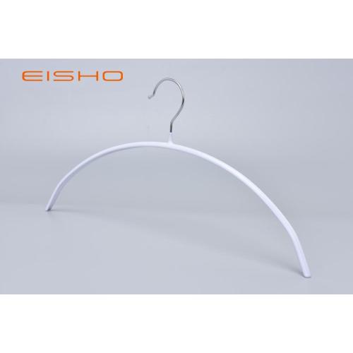 White PVC Coated Clothes Hanger