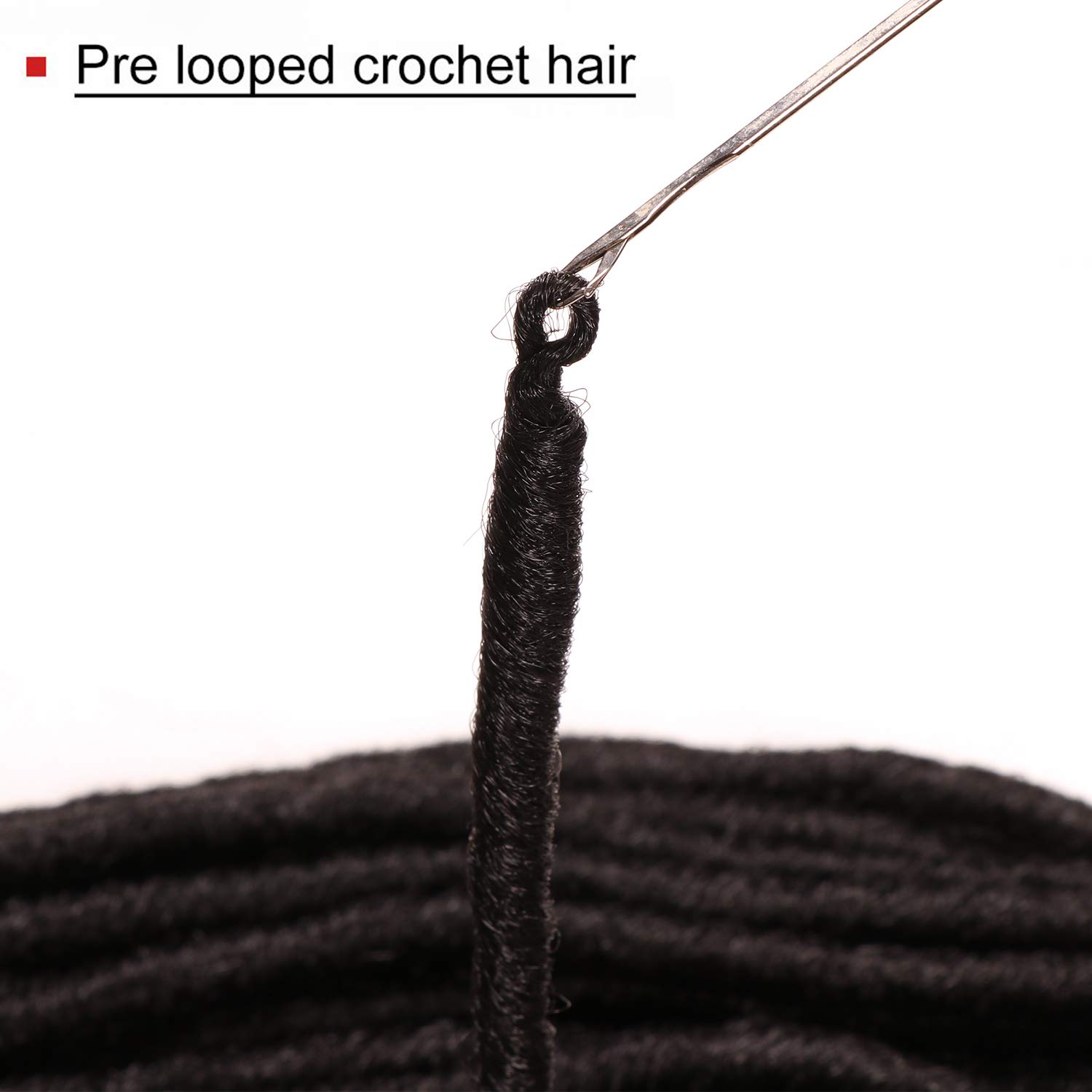 Straight Faux Locs Crochet Hair Extensions Dread Locks Hair Soft And Long 20inch Ombre Color Synthetic Fiber Afro Faux Locs