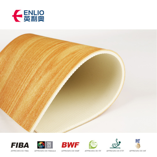 2021 Indoor 4.5 mm Profesional PVC &amp; Vinyl Basketball Sports Flooring