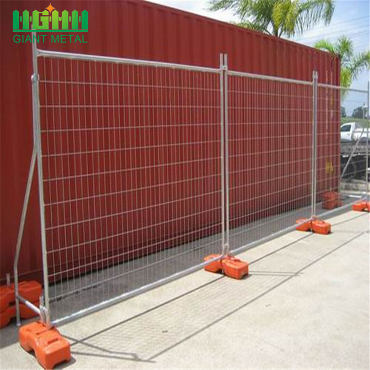 Construction PVC Coated Welded Fence Temporary Fencing