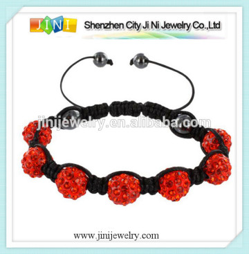 red red red coral shamballa bracelets