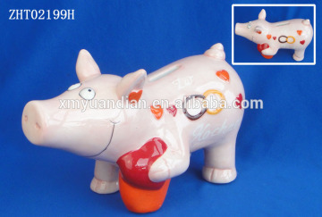 2017 high quality Pig In Love Saving Bank