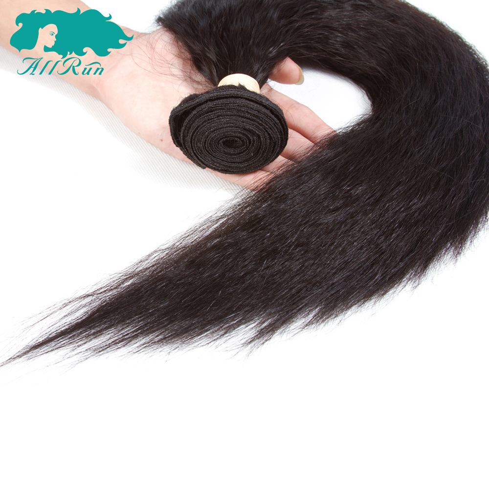 Kinky straight hair bundles, braqzilian Kinky straight hair extyension with closure