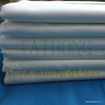 cotton carded grey fabric 100% cotton fabric